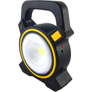 Foco de mano LED 16 LED + Panel solar + Aro de Luz