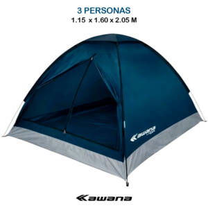 Carpa Kawana para 3 personas