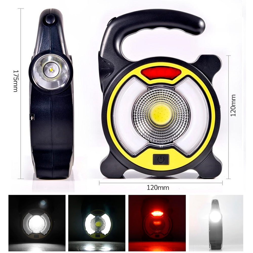Foco de mano 16 LEDS + Panel Solar - Imagen 4