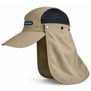 Gorro con visera con cubre nuca