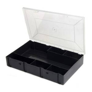 Organizador tapa trasparente 32x22x5 cm.