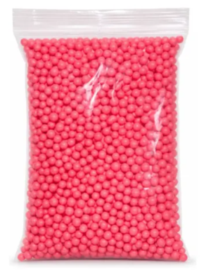 Perlas plásticas Pasantes x 100 Grs.